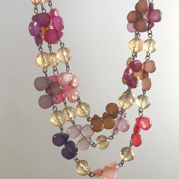unbranded Jewelry - Multi-Colored Tiered Statement Necklace